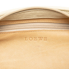 Suede Anagram Shoulder Bag