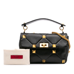 Medium Nappa Roman Stud Satchel