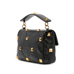 Medium Nappa Roman Stud Satchel