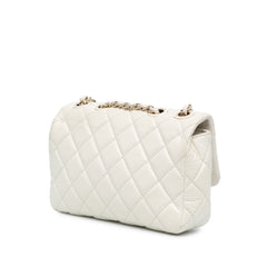 Small Mix Quilted Aged Calfskin New Clutch Flap