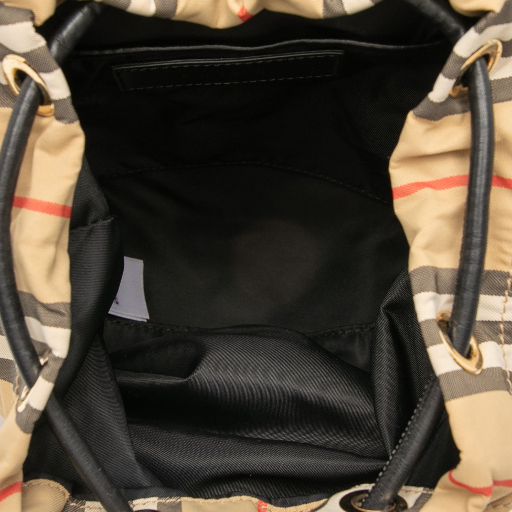 House Check Canvas Backpack