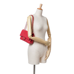 Medium Classic Lambskin Double Flap