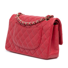 Medium Classic Lambskin Double Flap