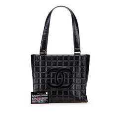CC Chocolate Bar Lambskin Tote