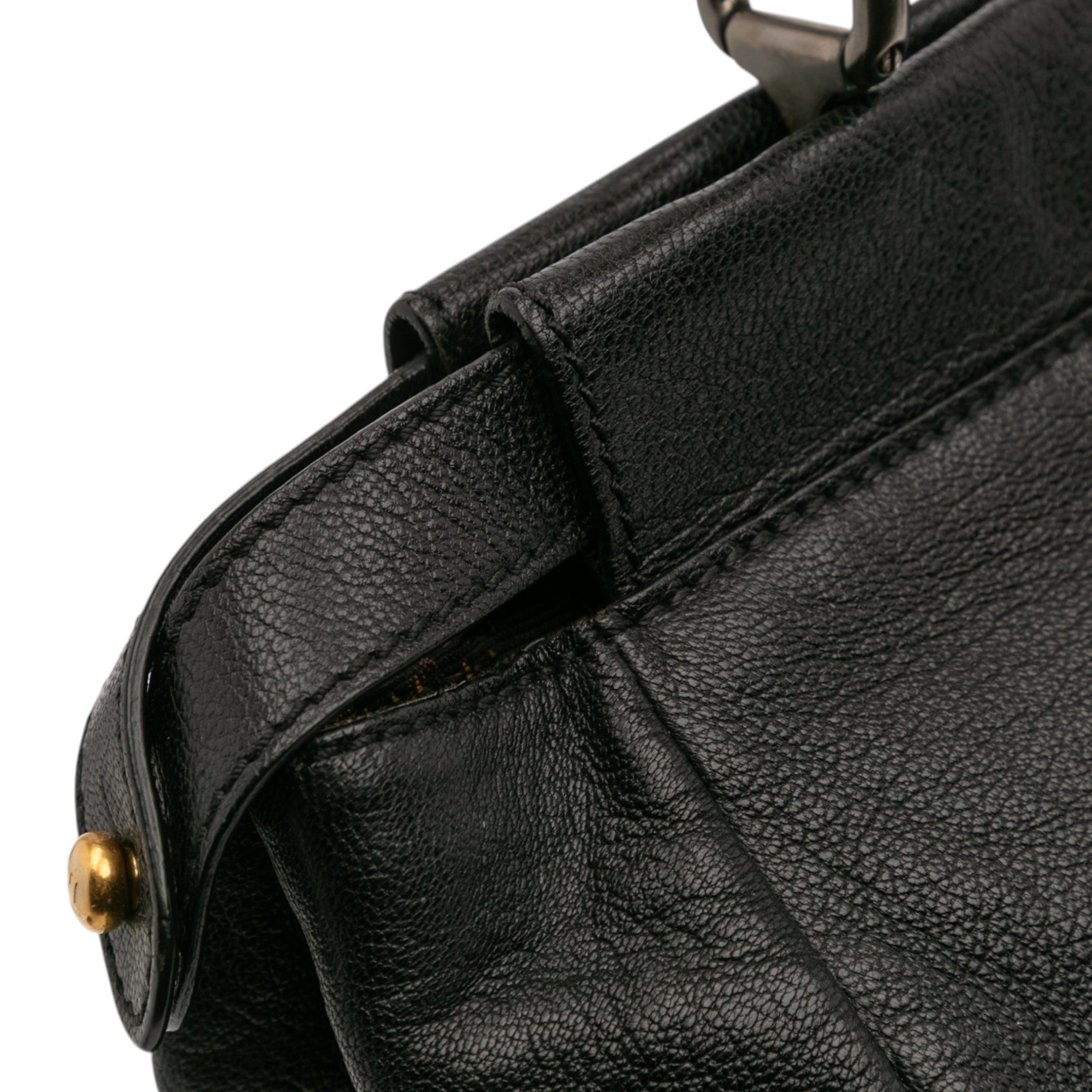 Large Goatskin Peekaboo Iconic Satchel