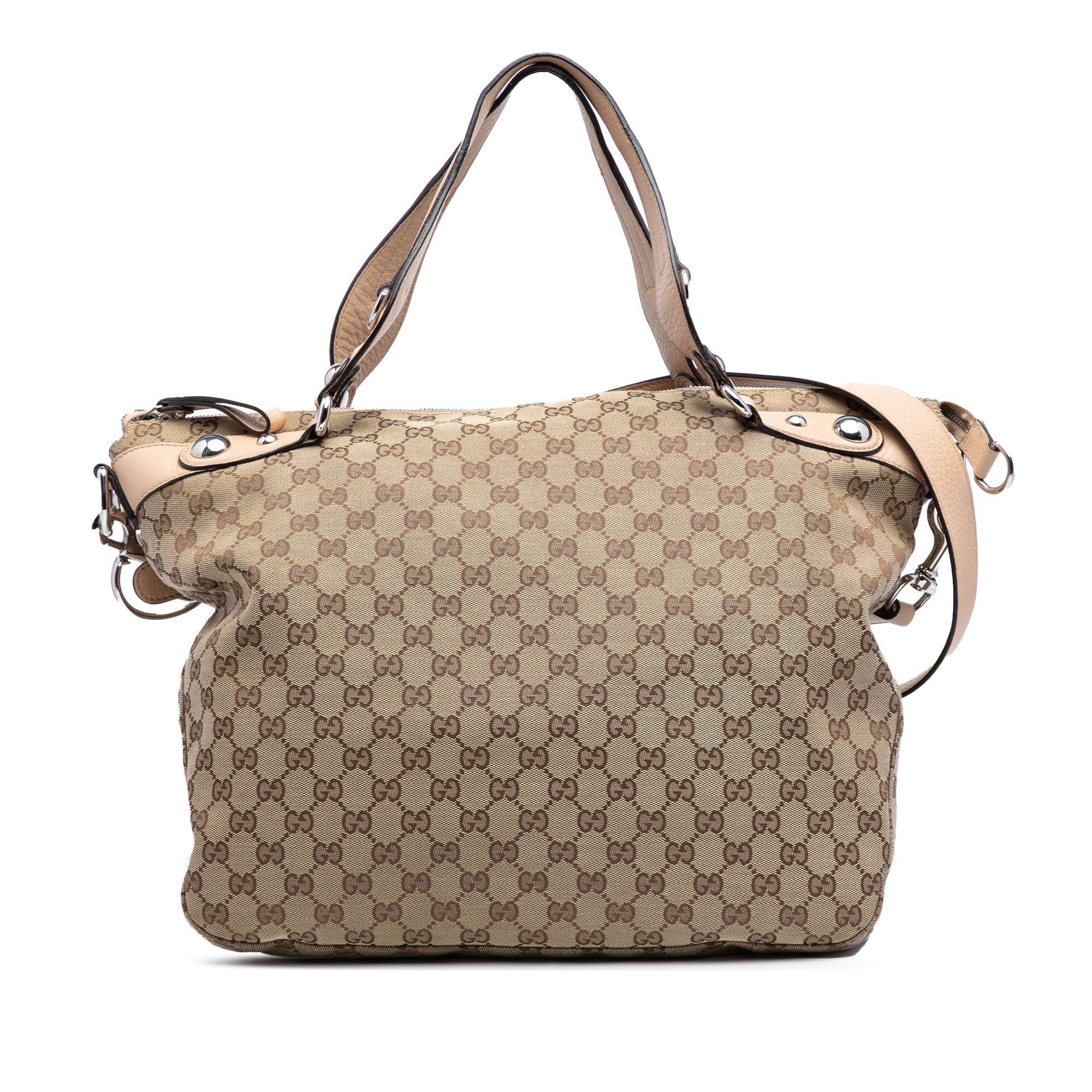 Large GG Canvas Icon Bit Satchel