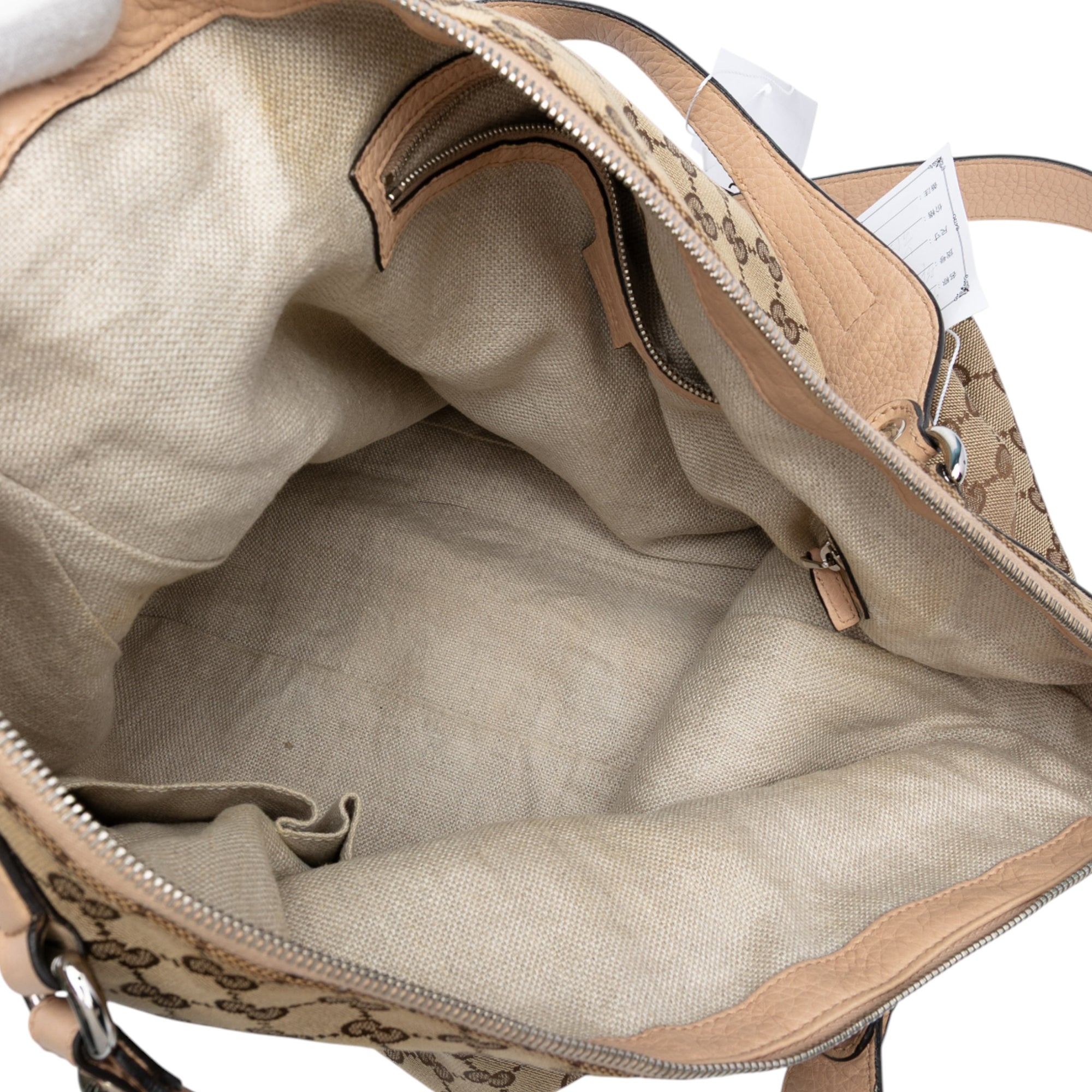 Large GG Canvas Icon Bit Satchel