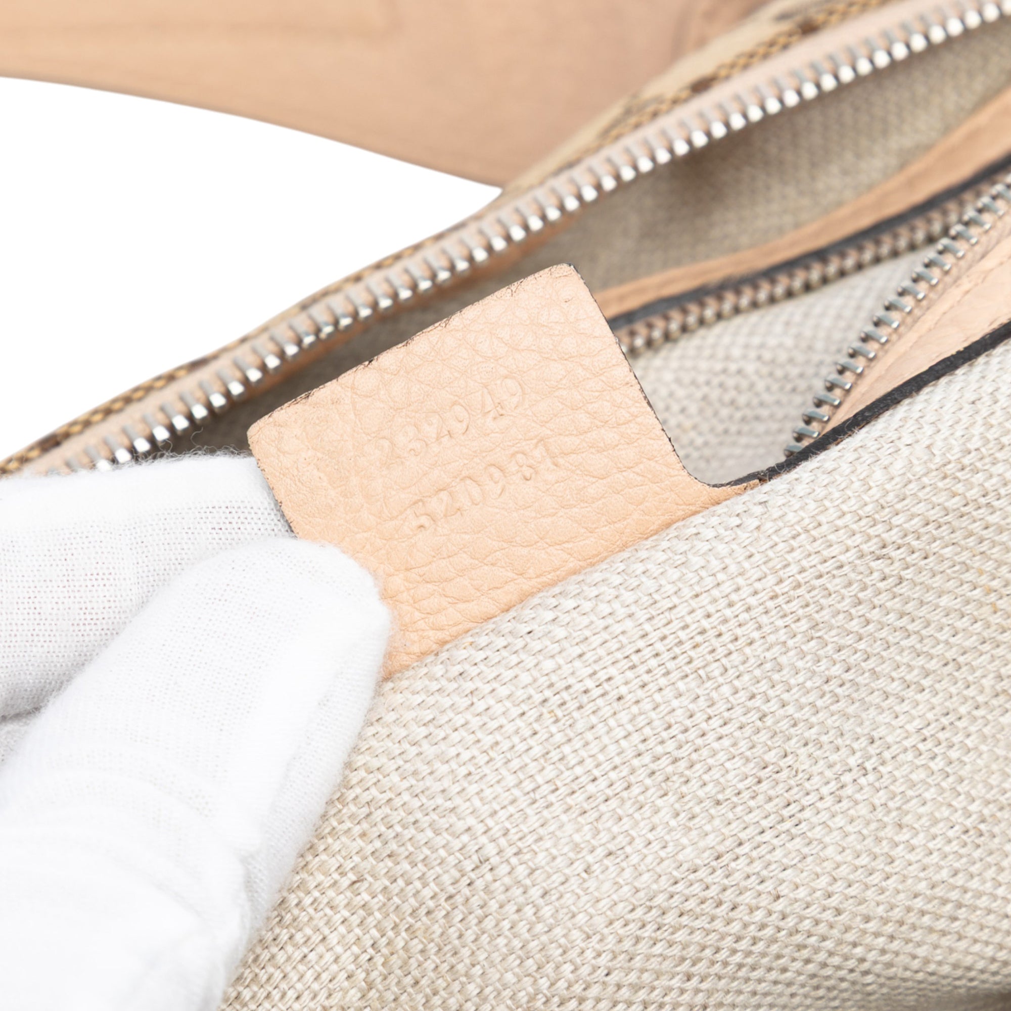 Large GG Canvas Icon Bit Satchel