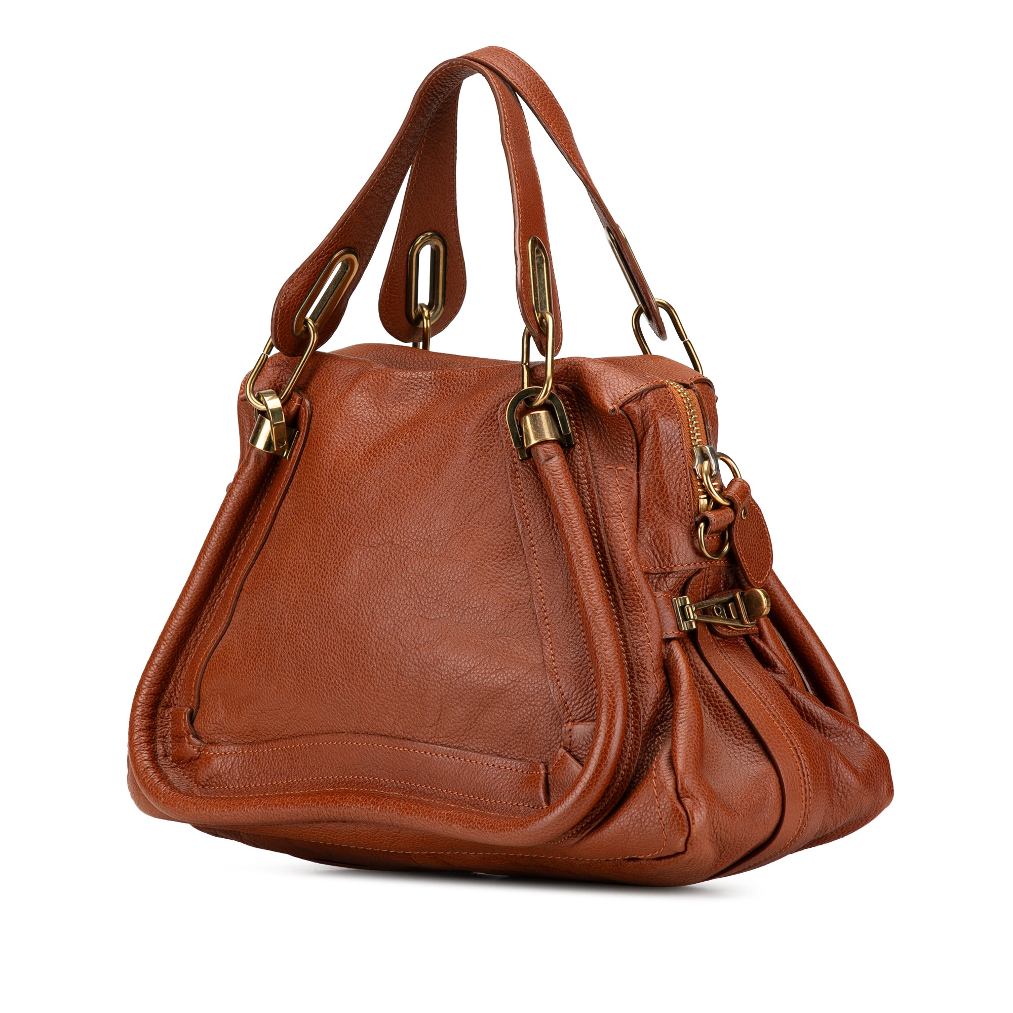 Medium Leather Paraty Satchel