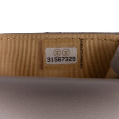 Mini Lambskin Pearl Crush Clutch On Chain