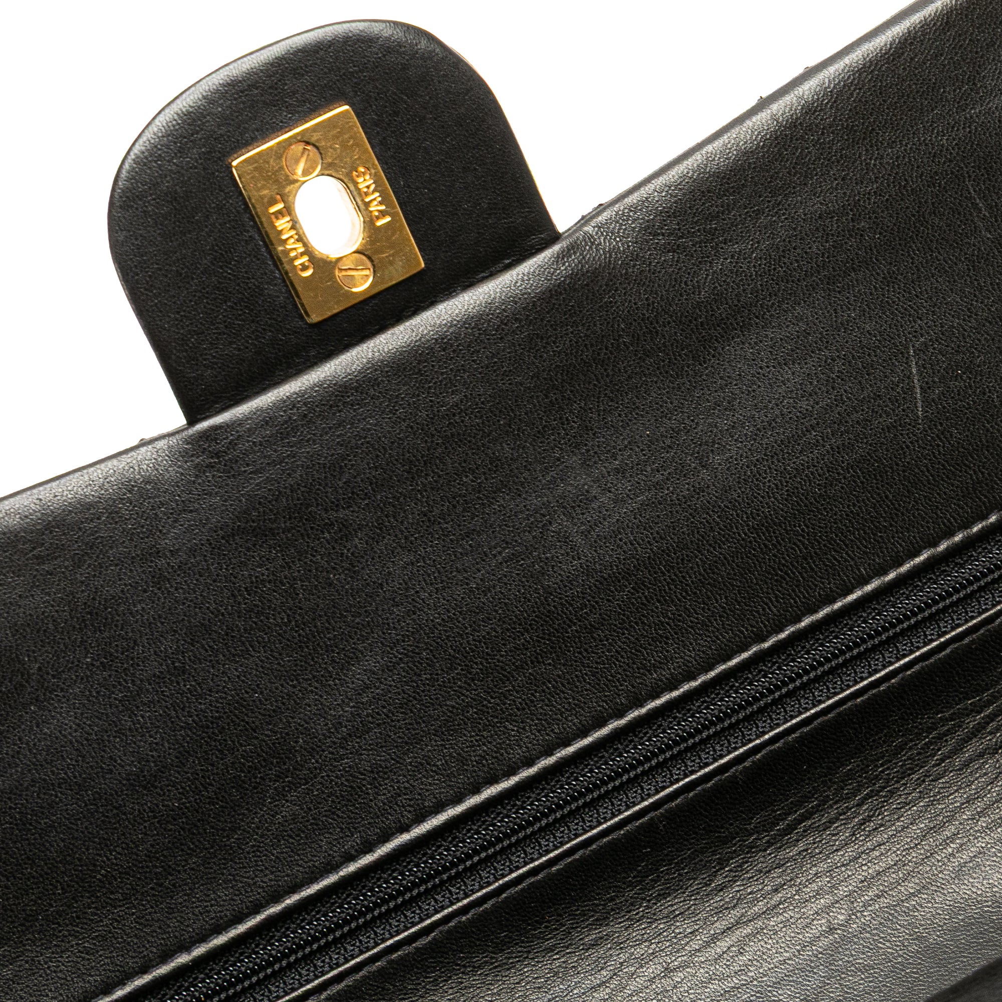 Medium Classic Lambskin Double Flap