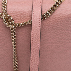 Small Dollar Calfskin Interlocking G Crossbody
