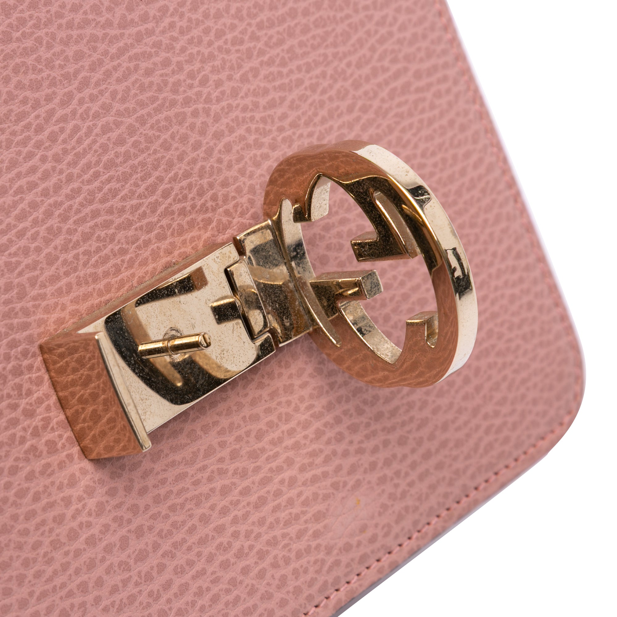 Small Dollar Calfskin Interlocking G Crossbody