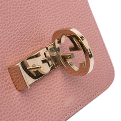 Small Dollar Calfskin Interlocking G Crossbody