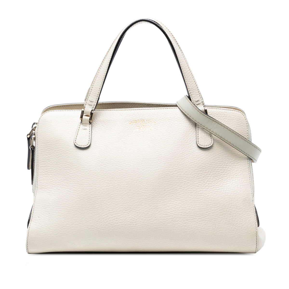 Calfskin Swing Top Handle Satchel