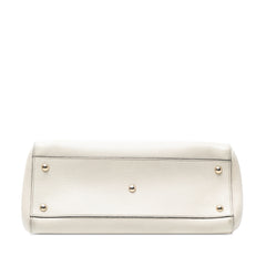 Calfskin Swing Top Handle Satchel