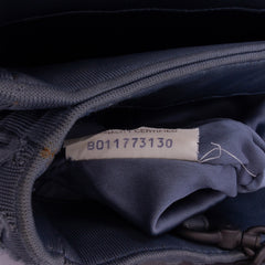 Canvas Intrecciato Buckle Flap Handbag