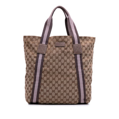 GG Canvas Web Tote