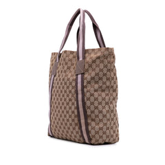 GG Canvas Web Tote