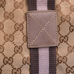 GG Canvas Web Tote