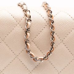 Quilted Caviar Golden Class Wallet On Chain