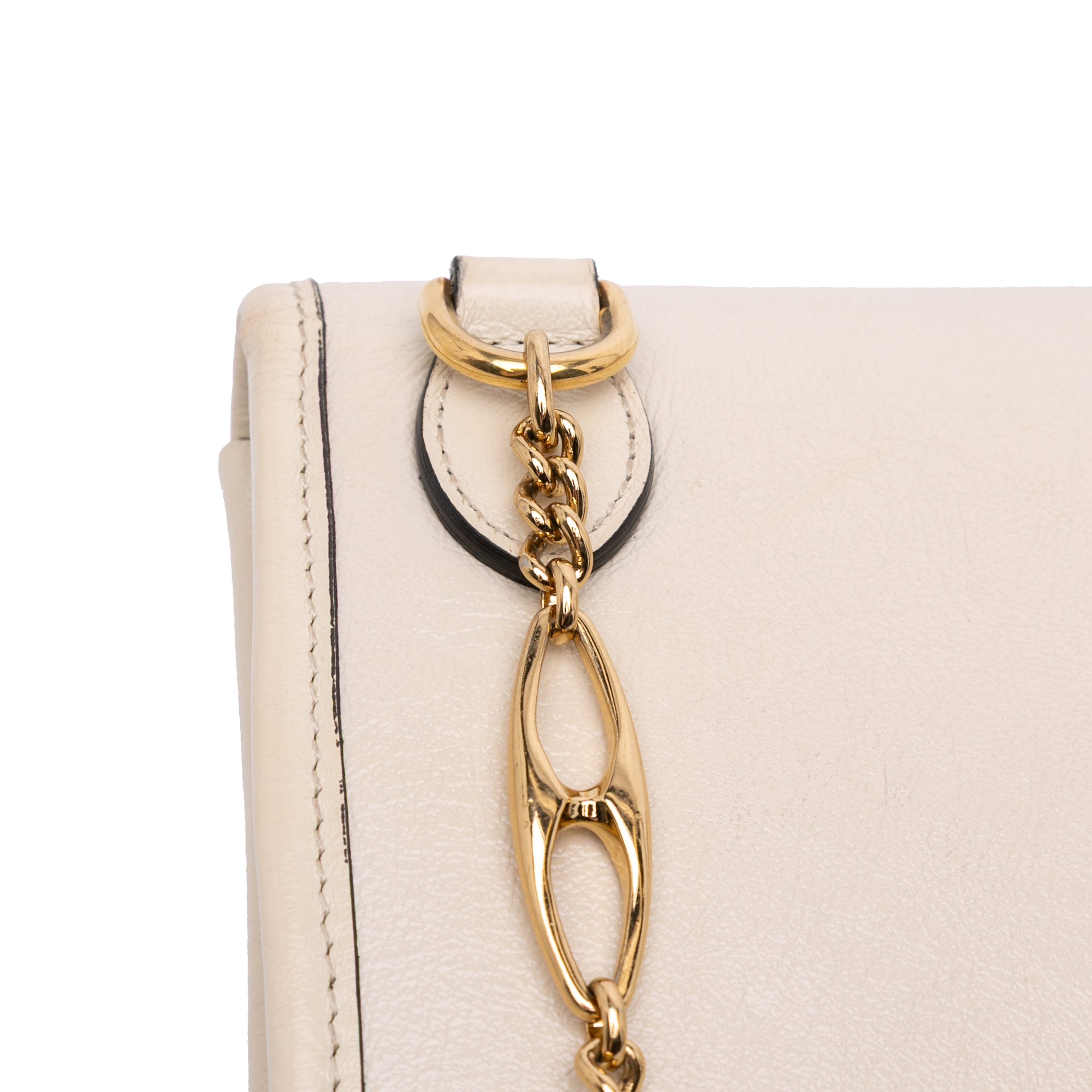 Small Leather Rajah Web Chain Satchel