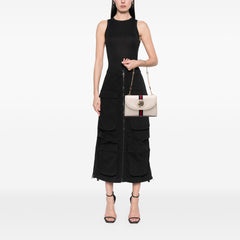 Small Leather Rajah Web Chain Satchel