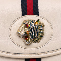 Small Leather Rajah Web Chain Satchel