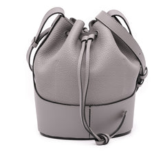 Medium Leather Balloon Bucket Bag