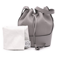 Medium Leather Balloon Bucket Bag