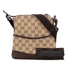 GG Canvas Perforated Crossbody