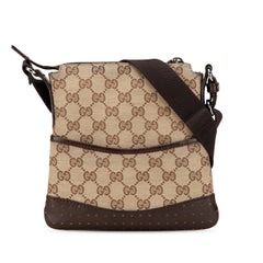 GG Canvas Perforated Crossbody