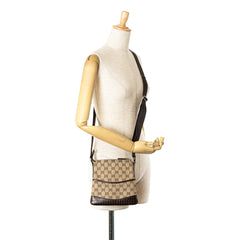 GG Canvas Perforated Crossbody