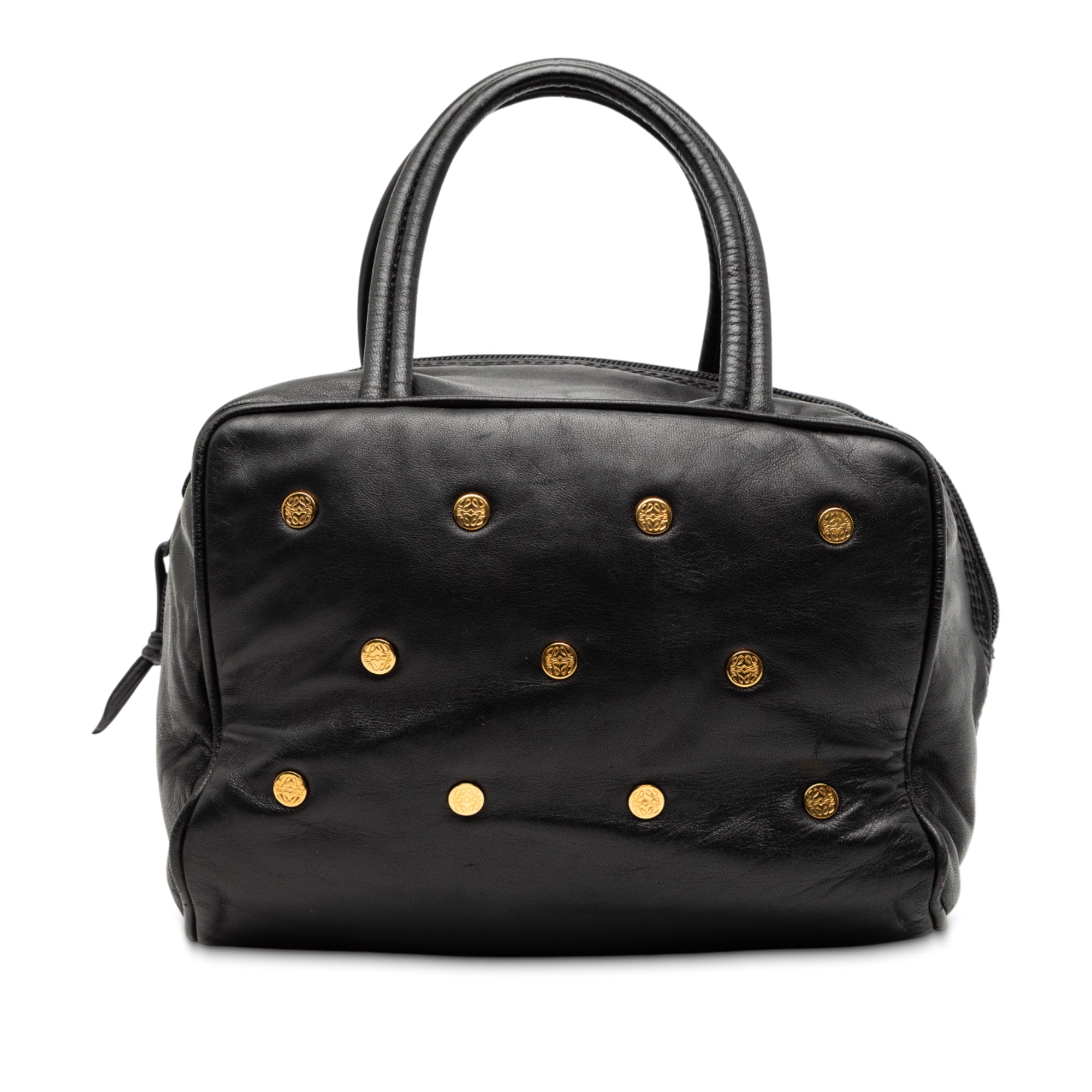 Leather Anagram Studs Handbag