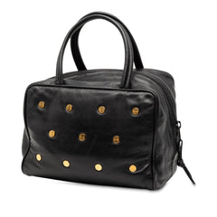 Leather Anagram Studs Handbag