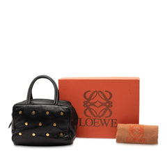 Leather Anagram Studs Handbag