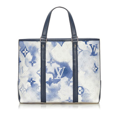 Monogram Watercolor Weekend Tote PM