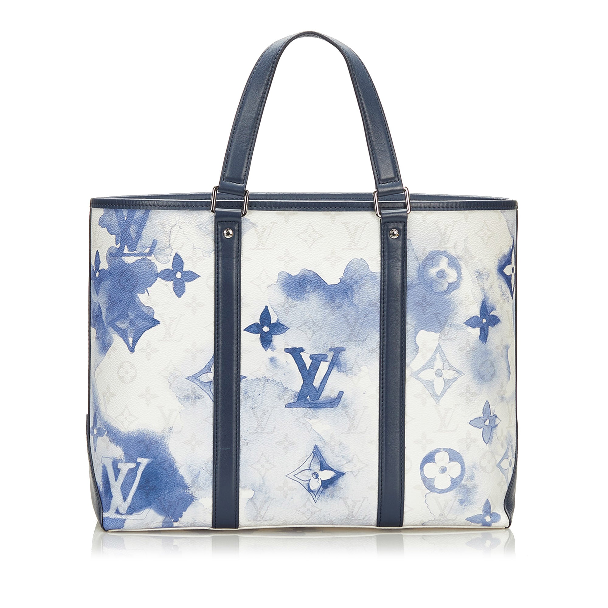 Monogram Watercolor Weekend Tote PM