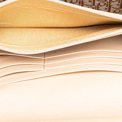Printed Canvas Buckle Strap Flap Wallet