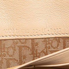 Printed Canvas Buckle Strap Flap Wallet