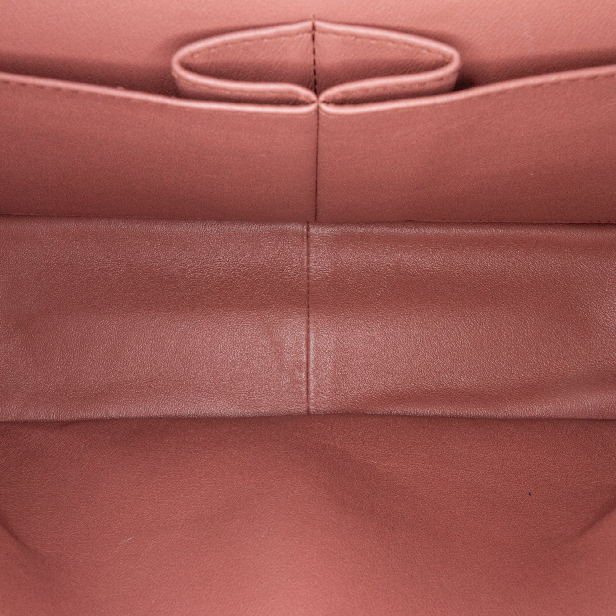 Jumbo Classic Metallic Patent Double Flap