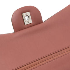 Jumbo Classic Metallic Patent Double Flap