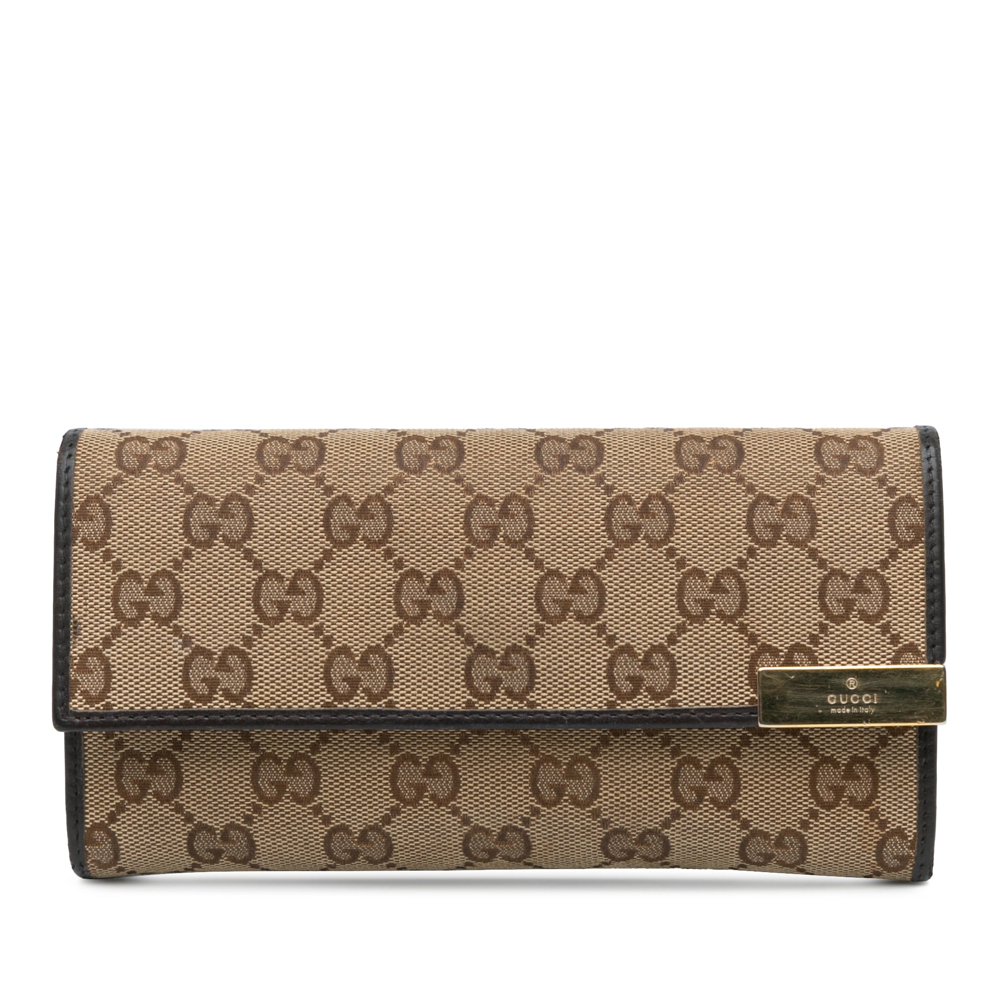 GG Canvas Long Wallet