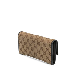 GG Canvas Long Wallet