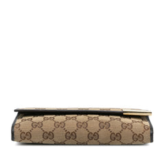 GG Canvas Long Wallet