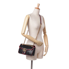 Small GG Marmont Matelasse Leather Torchon Flap Crossbody