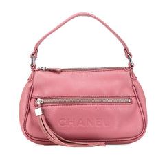 Calfskin LAX Front Pocket Shoulder Bag