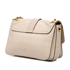 Calfskin B Rockstud Chain Shoulder Bag