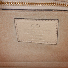 Calfskin B Rockstud Chain Shoulder Bag