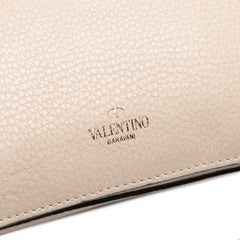 Calfskin B Rockstud Chain Shoulder Bag